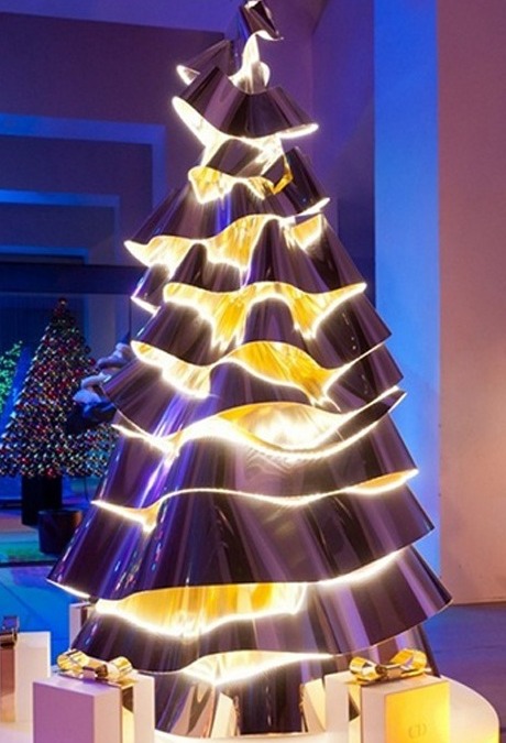 креатиные дизайнерские елки, 132 фото новогодних необычных елок